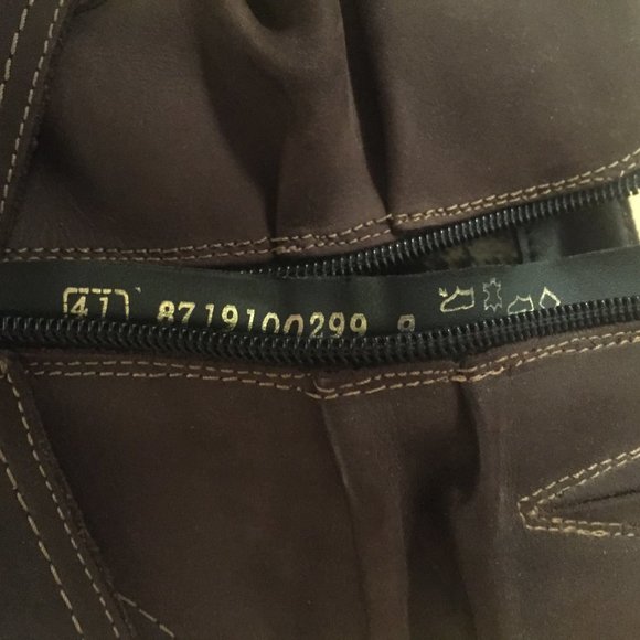 Remonte Dorndorf Ankle Boots Brown Lined Leather Slouch Style 2" Heel US Size 10 - Picture 11 of 15